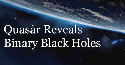 Visual representation of First-Ever Image of Two Orbiting Black Holes