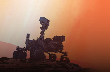 Visual representation of Possible Life Traces on Mars